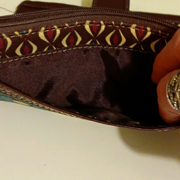 Relic Lg Bifold Wallet Zippy/Snap Sister to Fossil NWOT - Picture 4 of 4